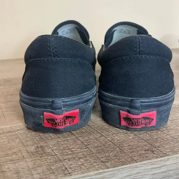 Vans men’s size 7 women’s size 8.5 black shoes - Picture 3 of 7